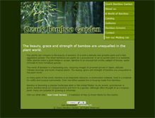 Tablet Screenshot of ozarkbamboogarden.com